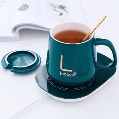 Lumexa  Coffee Mug Warmer Electric Heater Smart Cup with Auto Shut Off Coffee Tea Milk Cocoa Gift Set Temperature Control