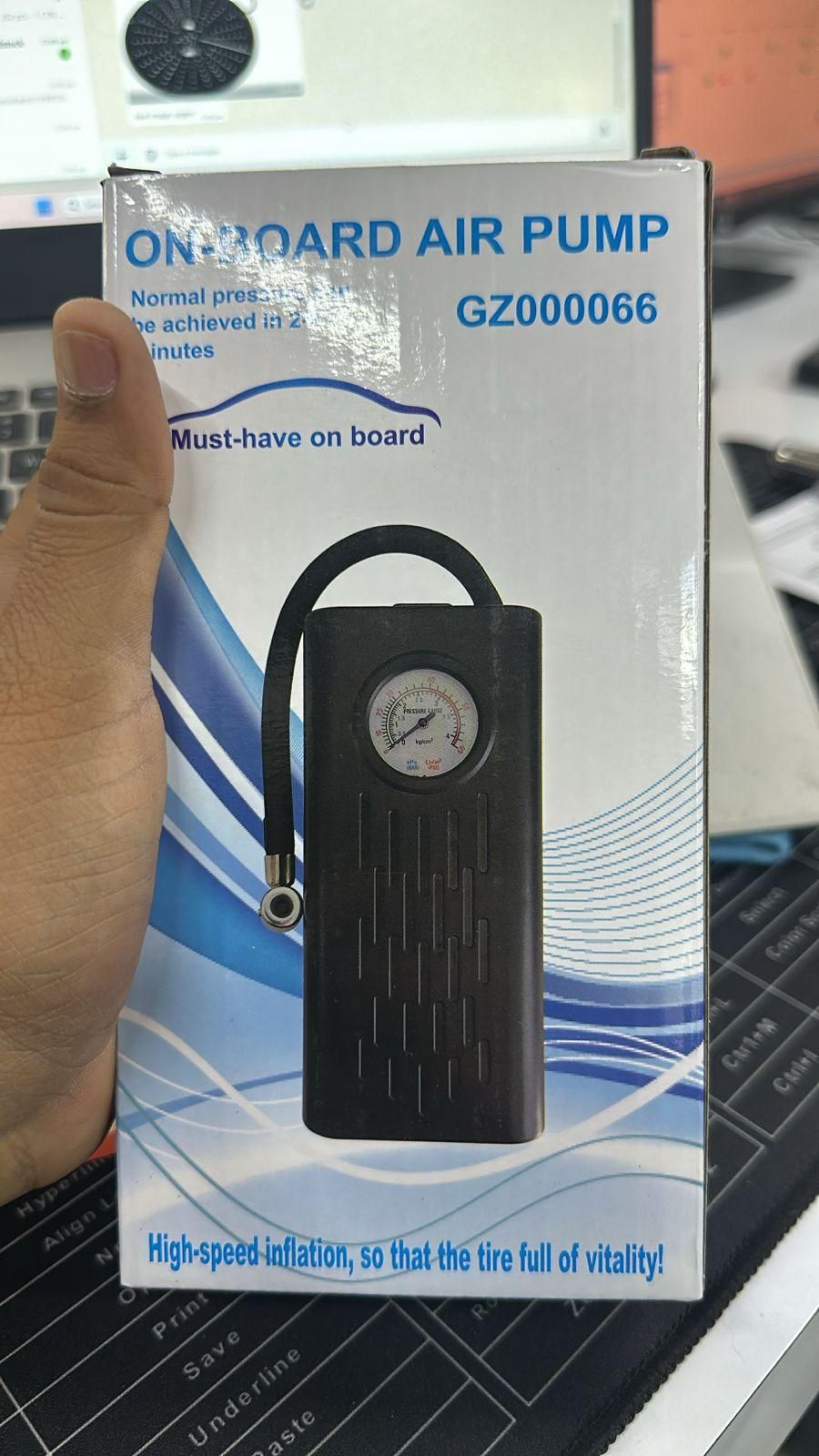 🚗 Portable Air Compressor Tire Inflator – Battery Powered &amp; Automatic 🚗