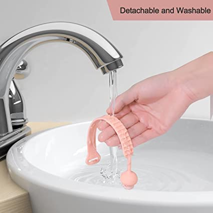 Silicone Toilet Seat Lifter (4 pcs,6 pcs,8 pcs) – Self-Adhesive ABS Handle Clip with 3M Tape, Hygienic Toilet Seat Holder (Multicolor)